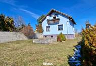 Sonniges Familienhaus mit großem Garten & Fernblick in Unterloisdorf