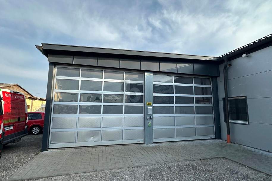 GEWERBEFLÄCHE MIT HEBEBÜHNE, BETONBODEN & 2 TOREN, Gewerbeobjekt-kauf, 250.000,€, 5261 Braunau am Inn