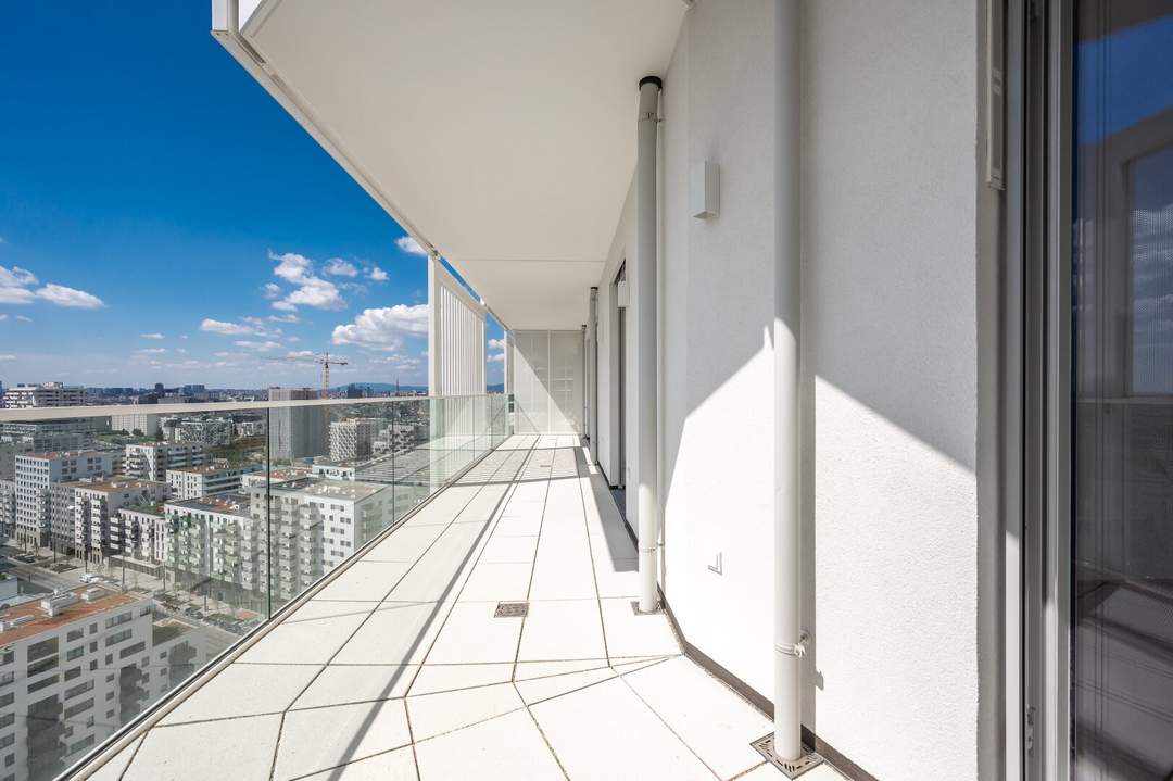 TRAUMNEUBAU mit Panoramablick bis zum Prater (T189)