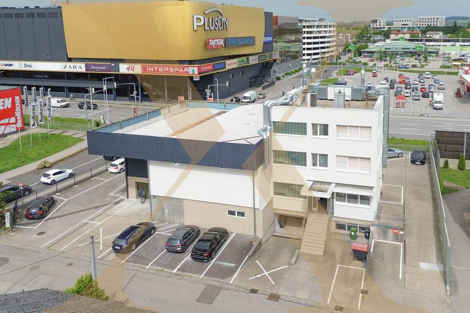 Helles 2-Raum-Büro in frequentierter Lage neben der Plus-City/Pasching zu vermieten!, Gewerbeobjekt-miete, 850,00,€, 4061 Linz-Land