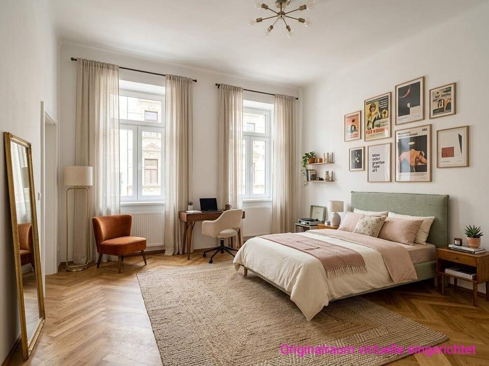 ZUM VERLIEBEN! - TRAUMHAFT SANIERTE 3-ZIMMER-WOHNUNG IM STILALTBAU
