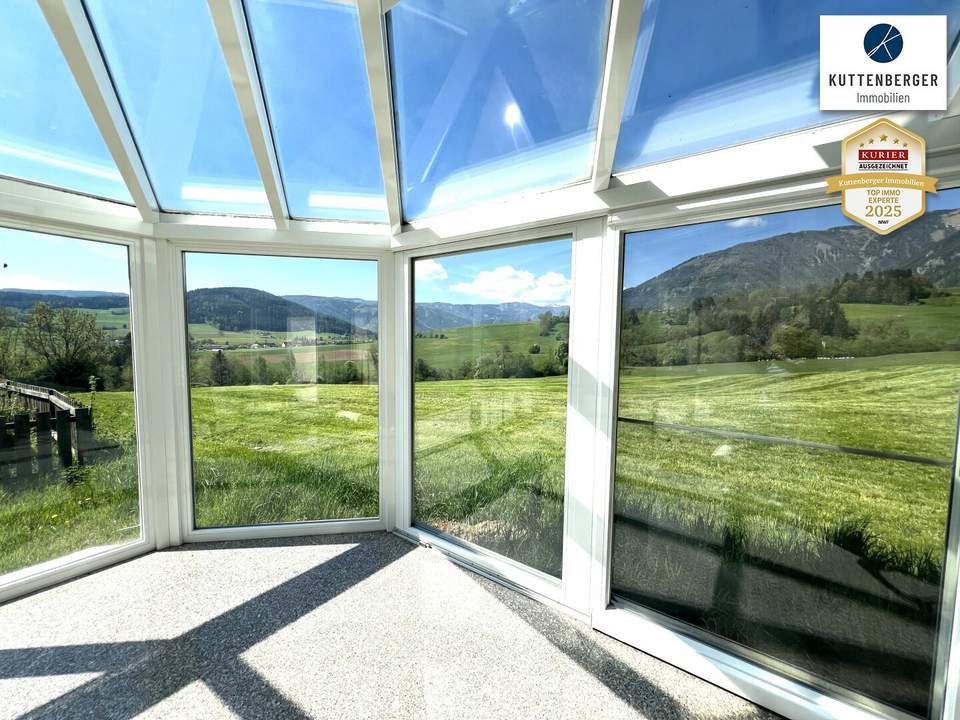 Großzügiges Landhaus in herrlicher Grünruhelage! Feriendomizil mit viel Platz zum Wohnen, Arbeiten und Entspannen!