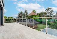 Modernes Mehrfamilienhaus mit Terrassen, Garage, Pool, Outdoorküche, Spielplatz uvm.