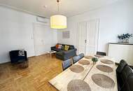 OPERNRING, STAATSOPER, klimatisierte 106 m2 Altbau, 3 Zimmer, Möblierung möglich, Extraküche, 2 Bäder, 4. Liftstock