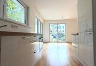 Hochwerige, sonnige und freundliche 3 - Zimmer Neubauwohnung – mit Balkon und Gartenmitbenützung!