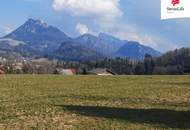 Ein BAUGRUNDSTÜCK mit Panoramablick und kurzer Distanz zum Fuschlsee