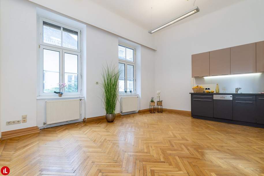 Ein Haus mit Geschichte | Stilvolles Büro direkt in der Fußgängerzone von Baden, Gewerbeobjekt-miete, 602,64,€, 2500 Baden
