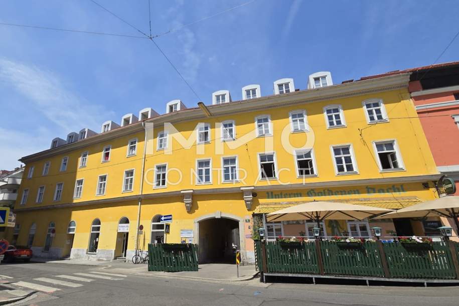 WG-geeignete 2 Zimmer-Wohnung mit großer Ess-Küche in zentraler Lage - Nahe der TU - , Schießstattgasse 4 - Top 19, Wohnung-miete, 580,32,€, 8010 Graz(Stadt)