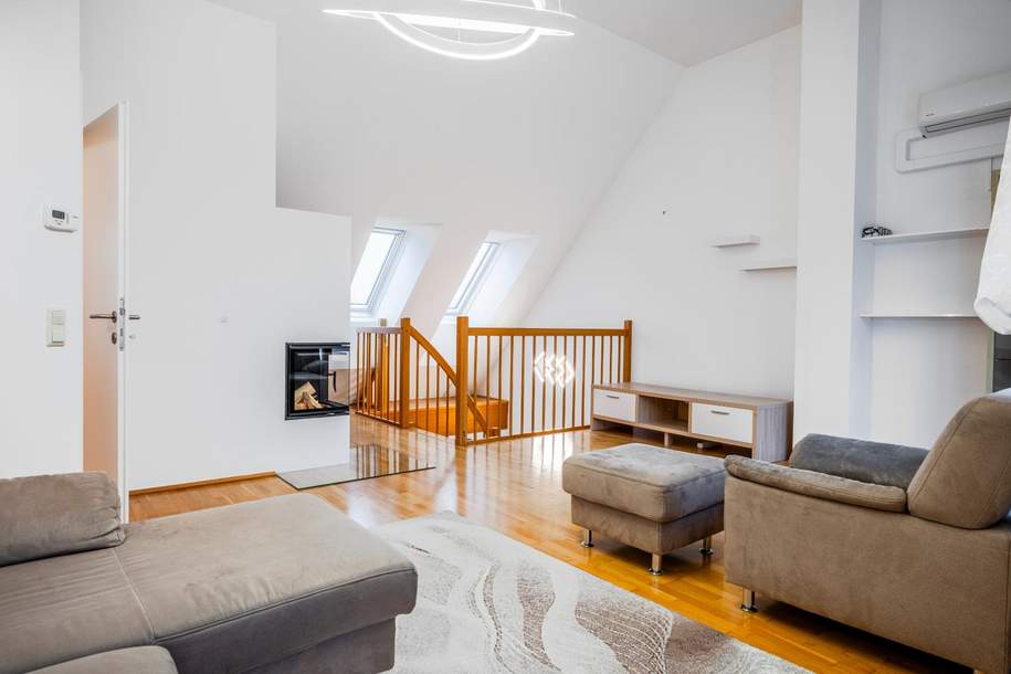 Exklusive 120 m² Dachgeschoss-Traumwohnung mit 2 Terrassen im Herzen von Döbling, Wohnung-kauf, 720.000,€, 1190 Wien 19., Döbling