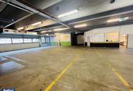 Top Lagerfläche (ca. 1.060 m2 ), inkl. Lastenlift/3 Laderampen, Parkplätzen, mit zusätzlicher Möglichkeit Bürofläche ( ca.200 m² ) anzumieten