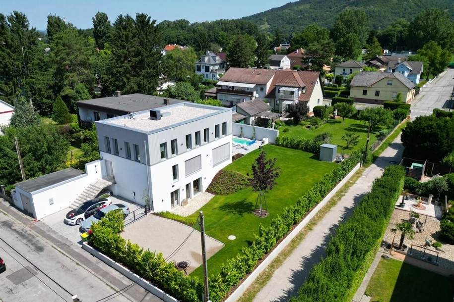 Langenzersdorf: Modernes Designer-Einfamilienhaus auf Eigengrund, Haus-kauf, 1.925.000,€, 1190 Wien 19., Döbling