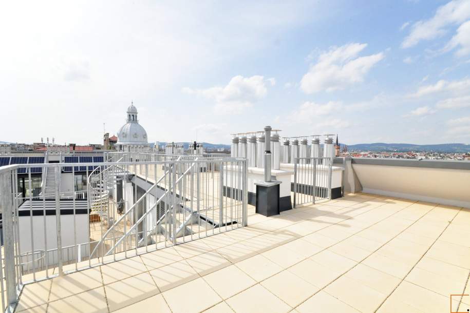 Penthouse-Wohnung mit 2 Terrassen, Wohnung-miete, 2.890,91,€, 1070 Wien 7., Neubau