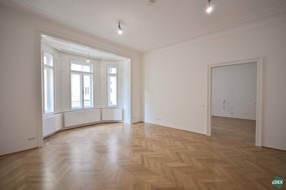 Exklusive 5 Zimmer-Altbauwohnung mit Klimaanlage und Balkon in bester Innenstadtlage, Wohnung-miete, 3.490,00,€, 1010 Wien 1., Innere Stadt