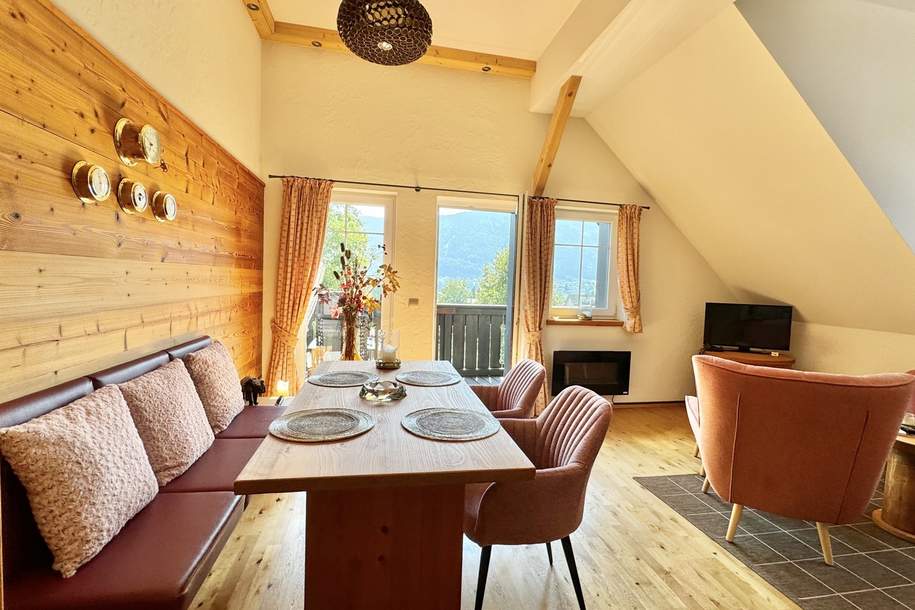 Bodensdorf am Ossiachersee: besondere 2-ZI-Dachgeschoss Wohnung mit Balkon, allgemein XL SPA & Pool, Wohnung-kauf, 336.000,€, 9551 Feldkirchen
