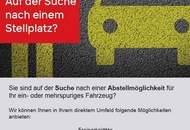 2 absperrbare neben einander liegende Freiparkplätze - extra breit! Das lästige Parkplatzsuchen hat ein Ende! Sofort verfügbar!