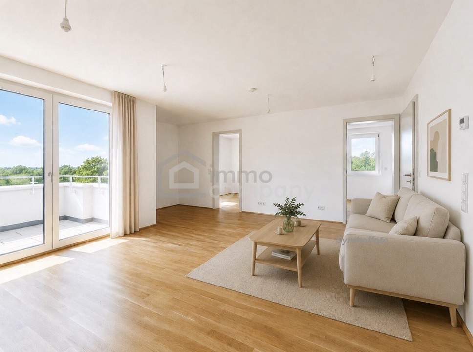 ERSTBEZUG | 3-Zimmer-Traumwohnung mit Balkon in Grünruhelage | Nähe U2, Lobau & Mühlwasser | 1220 Wien