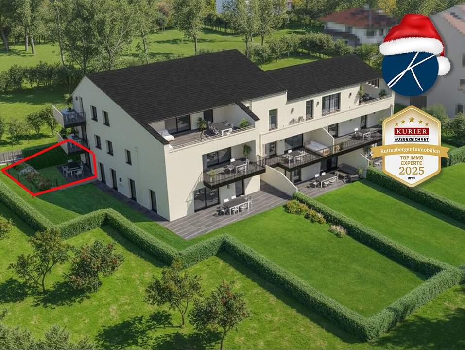 🌻🌼🌺Gartenwohnung mit 58m² Außenflächen (Top 3) - Neubauprojekt am Kremser Steindl