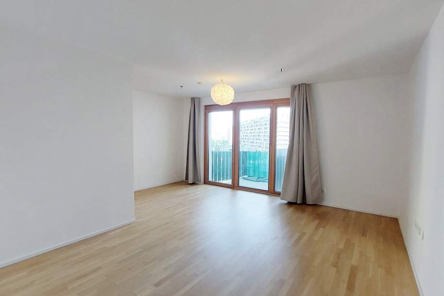 Sonnwendviertel: 1-Zimmer-Wohnung mit Balkon im 5. OG – Fitnessraum, Co-Working & Rooftop-Terrasse inklusive!, Wohnung-miete, 880,00,€, 1100 Wien 10., Favoriten