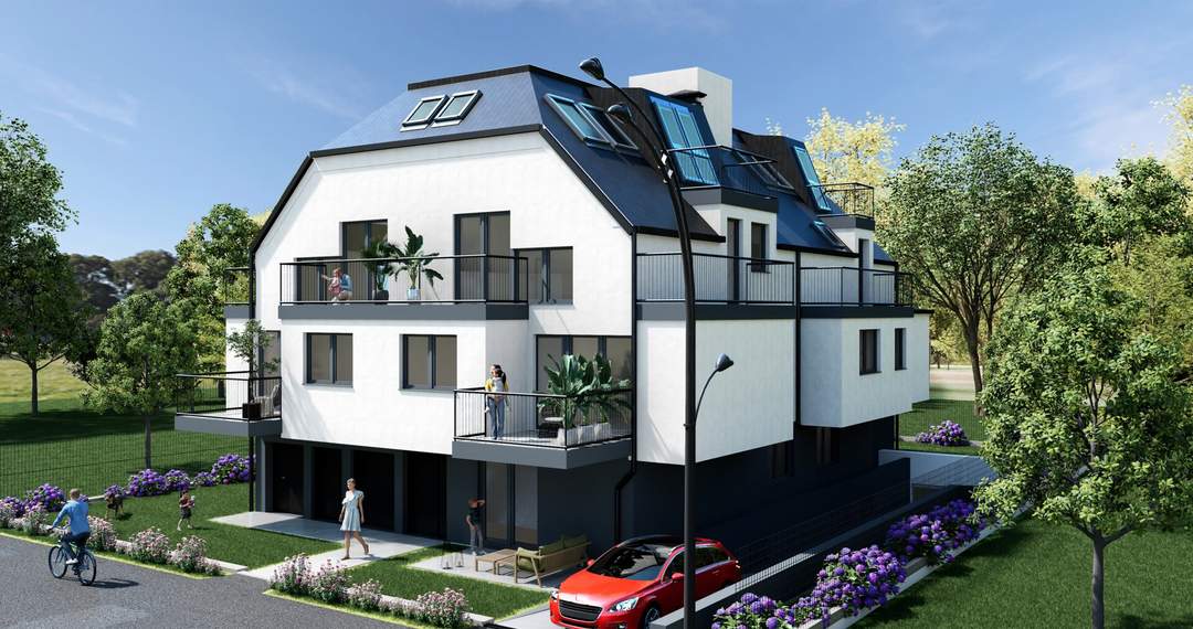 Erstbezug! 2-Zimmer Dachgeschosswohnung mit zwei Dachterrassen, Nähe Oberes Mühlwasser