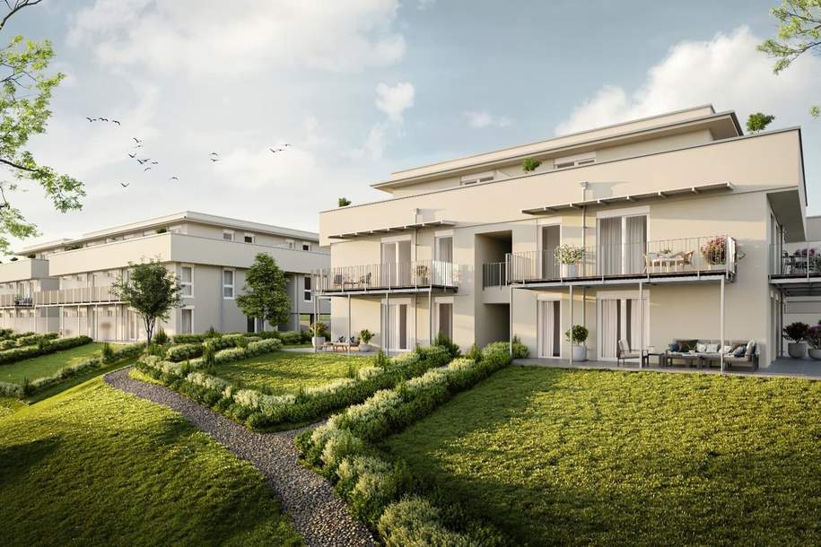 Moderne 3-Zimmer-Gartenwohnung - Leben im Einklang mit der Natur - ERSTBEZUG - PROVISIONSFREI, Wohnung-kauf, 306.702,€, 8051 Graz(Stadt)