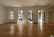 Erstbezug nach Sanierung – Repräsentatives Altbau-Büro nahe Rathaus mit Terrasse