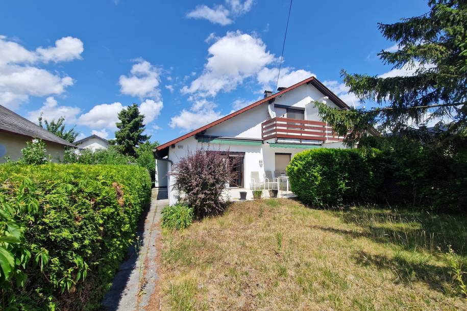 WOCHENENDHAUS ALS DOPPELHAUSHÄLFTE AM BADETEICH BISAMBERG AUF PACHTGRUNDSTÜCK - KEIN EIGENGRUND!, Haus-kauf, 199.000,€, 2100 Korneuburg