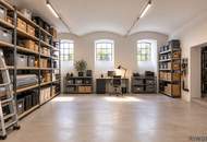 MUSIKER | ARCHITEKTEN | BASTLER UND SAMMLER | KREATIVE KÖPFE | LAGER MIT INDUSTRIE-BUNKER-CHARME UND 90m² GARTEN | NÄHE SCHÖNBRUNN UND U4