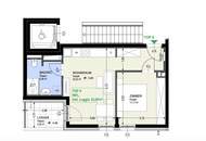 Top Anbindung- Coole Single Wohnung- 5 Minuten zur U6 Perfekta Strasse, Ruhelage PUR-Sonnenbalkon