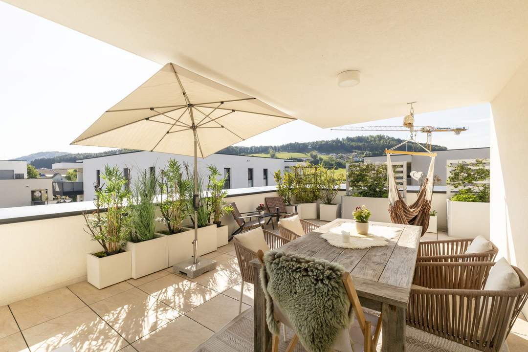 Wohnen über den Dächern – Penthouse mit rund 88 m² Terrasse