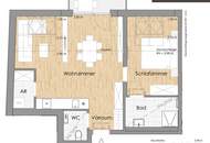 / 2 ZIMMER / U-BAHN NÄHE / BALKON / DACHGESCHOSS / MODERNE AUSSTATTUNG / VERFÜGBAR AB SOFORT