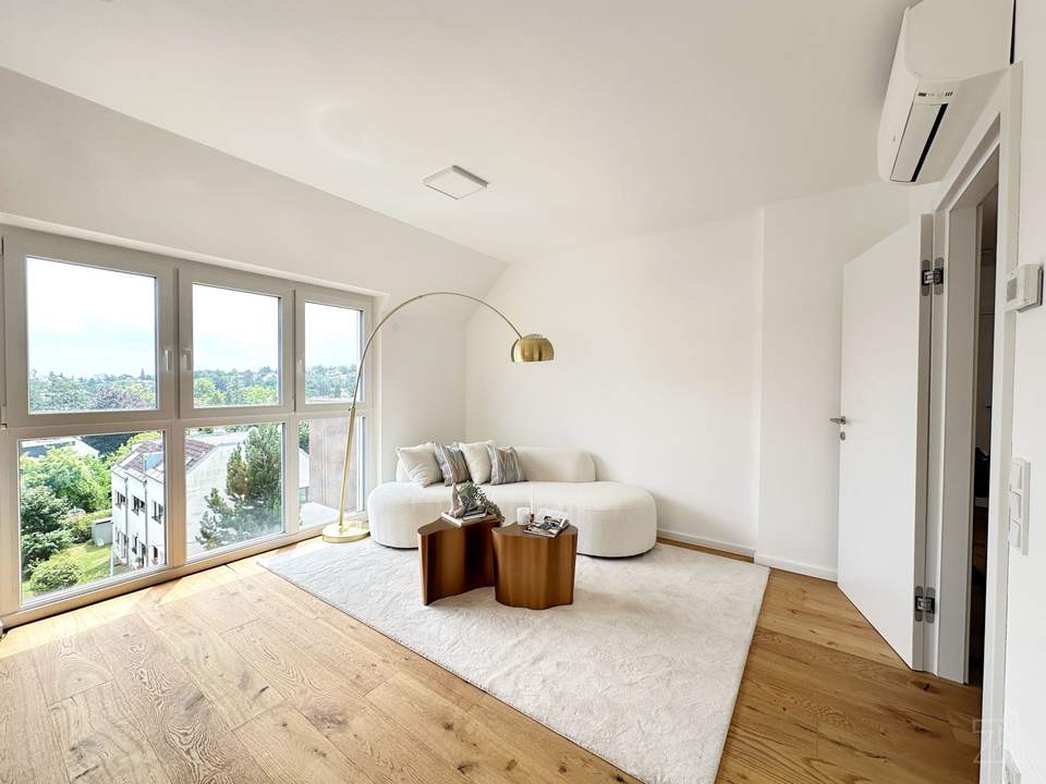 4-Zimmer-Penthouse mit Dachterrasse und Ausblick