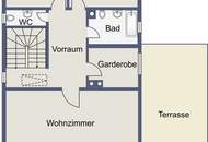 Baumgarten, Einfamilienhaus mit kleinem Garten