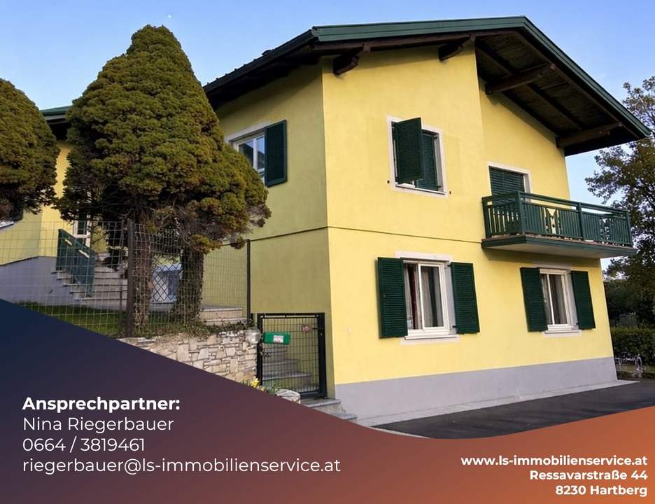 Einfamilienhaus mit Panoramablick & großem Garten in absoluter Ruhelage von Pöllau