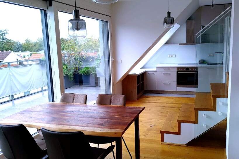 TOP - Neuwertige Dachgeschosswohnung in 1210 Wien – ca. 70 m², 3-Zimmer, ca. 23m² Terrasse und Garagenstellplatz - absolute Ruhelage, Wohnung-kauf, 498.000,€, 1210 Wien 21., Floridsdorf