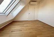ERSTBEZUG, DACHGESCHOSS, klimatisierte 82 m2 Neubau mit Balkon, Wohnküche, 2 Zimmer, Wannenbad, Parketten, Augarten