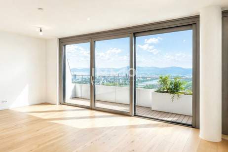 DANUBEFLATS: 45. Etage - Höchstgelegenes 3-Zimmer-Apartment Österreichs, Wohnung-kauf, 424.710,€, 1220 Wien 22., Donaustadt