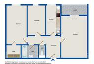 Lichtdurchflutete 3-Zimmer-Wohnung mit Loggia - hohes Stockwerk, gepflegter Zustand