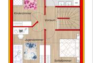 Ziegelmassives Reihenhaus (Energieklasse B/A+), provisionsfrei, mit Keller, Eigengrund und 2 Parkplätzen