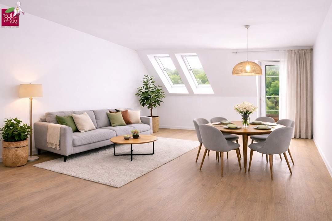 Attraktive 3-Zimmer-Neubauwohnung mit Balkon im 1. Dachgeschoss – ruhige Anlage mit 7 Einheiten