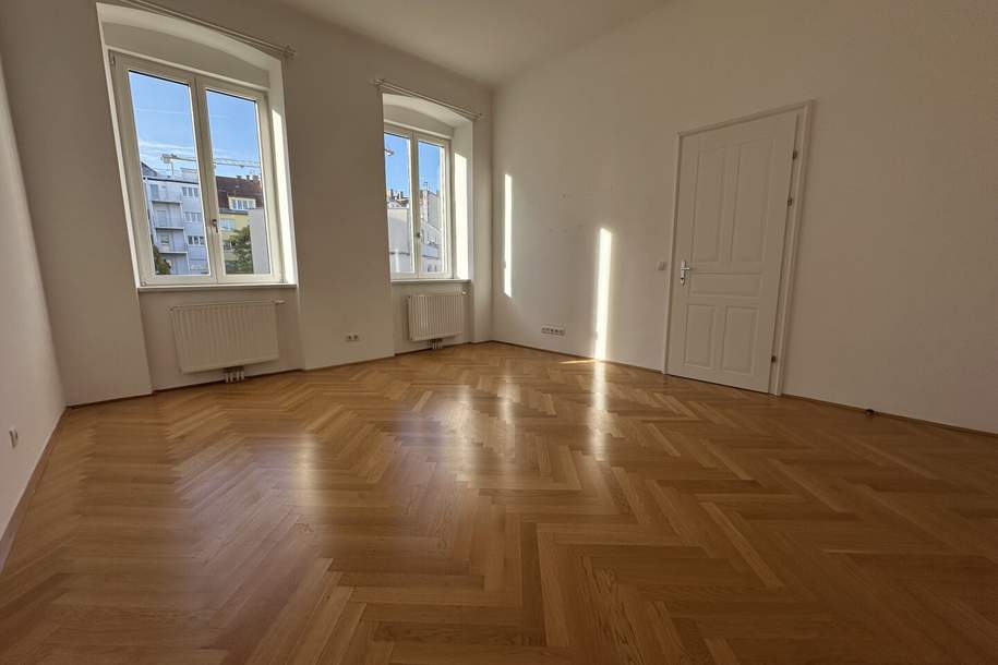 AKH-NÄHE, LAZARETTGASSE, sonnige 68 m2 Altbau, 2 Zimmer, Wohnküche, Wannenbad, Parketten, SAT/TV, 3. Liftstock, MED-UNI-Wien, Wohnung-miete, 1.252,11,€, 1090 Wien 9., Alsergrund