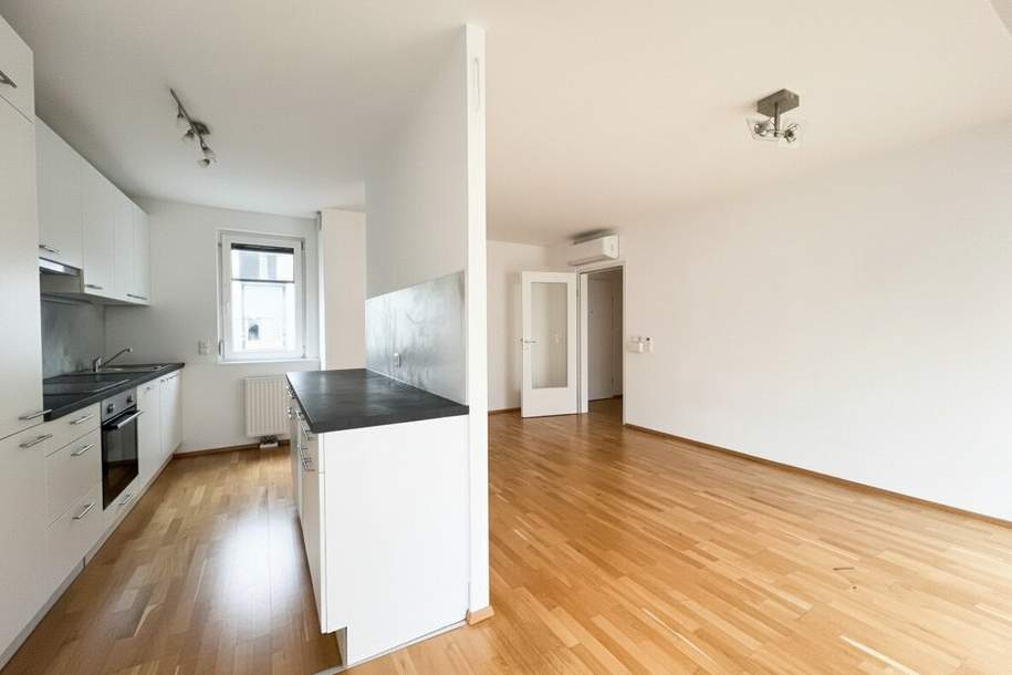 Moderne, lichtdurchflutete 3-Zimmer-Wohnung im 4. Liftstock – Nähe Karmelitermarkt, Wohnung-miete, 1.655,64,€, 1020 Wien 2., Leopoldstadt