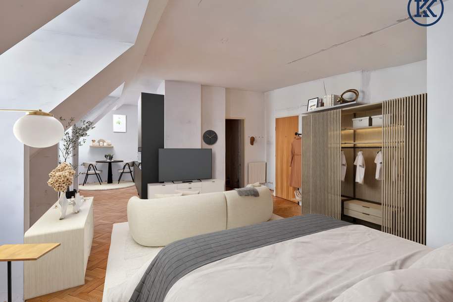 In unmittelbarer Nähe zu den Botschaften, dem Belvedere und dem Wiener Hauptbahnhof., Wohnung-kauf, 320.000,€, 1040 Wien 4., Wieden