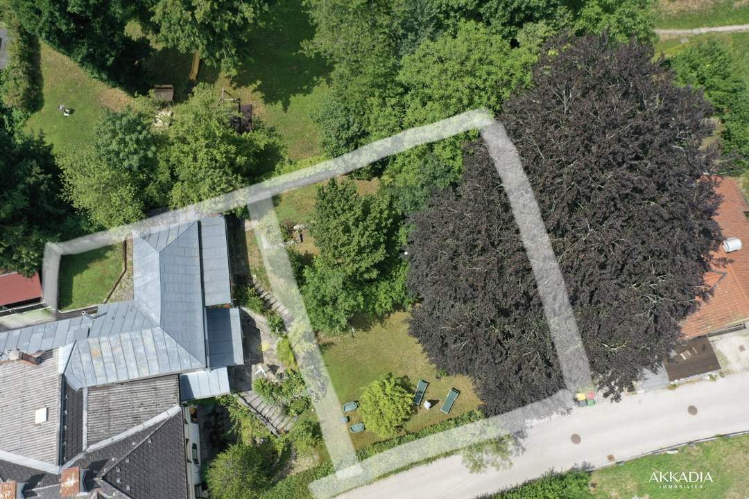 Baugrundstück mit Altbestand in Villengegend von Bad Ischl
