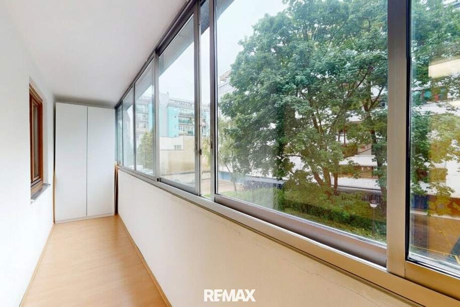 Innenhofseitige 2-Zimmer-Wohnung mit verglaster Loggia in U6-Nähe!, Wohnung-kauf, 269.000,€, 1200 Wien 22., Donaustadt
