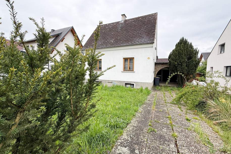 Einfamilienhaus mit viel Platz &amp; großem Garten im Ortskern von Krummnussbaum!, Haus-kauf, 165.000,€, 3375 Melk