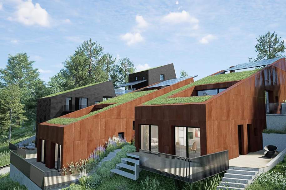FALLING WATER - Neubauprojekt in Waltendorf! Stylisches Haus mit großen Terrassen und schönem Ausblick, Haus-kauf, 785.000,€, 8042 Graz(Stadt)