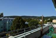 Große Dachterrasse! Lichtdurchflutete, elegante 3-Zimmer Dachgeschoßwohnung mit Garage!