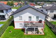 Moderne Gartenwohnung mit großzügigen Terrassen in sonniger Ruhelage