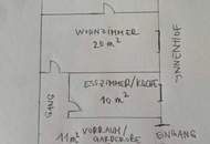 "Helle 2-Zimmer Wohnung, 67 m² – Toplage Nähe Naschmarkt"