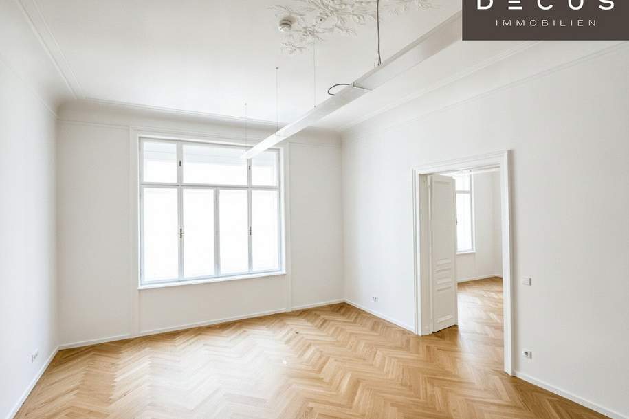 | Herrlich saniertes ALTBAUBÜRO mit kleinem Balkon | GEKÜHLT | Nähe STUBENRING, Gewerbeobjekt-miete, 7.952,00,€, 1010 Wien 1., Innere Stadt